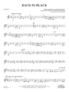 Back in Black von ACDC (Download) 