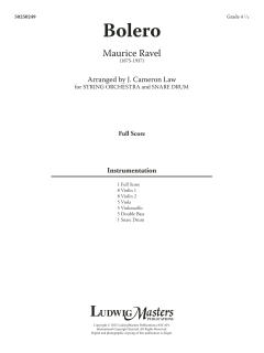 Bolero von Maurice Ravel (Download) 