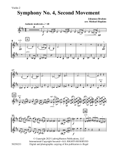Symphony No. 4, Second Movement von Johannes Brahms (Download) 