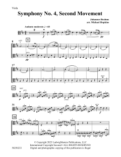 Symphony No. 4, Second Movement von Johannes Brahms (Download) 