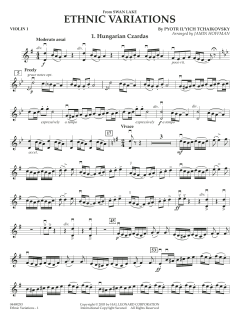 Ethnic Variations from Swan Lake von Peter Iljitsch Tschaikowsky (Download) 