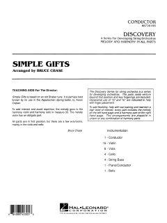 Simple Gifts von Bill Chase (Download) 