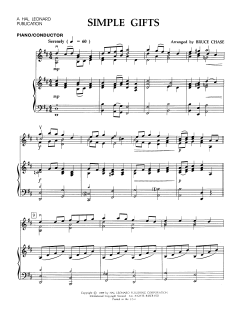 Simple Gifts von Bill Chase (Download) 