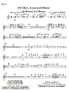 All Glory, Laud, And Honor von Melchior Teschner (Download) 