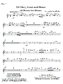 All Glory, Laud, And Honor von Melchior Teschner (Download) 