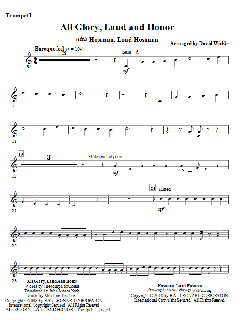 All Glory, Laud, And Honor von Melchior Teschner (Download) 