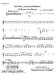 All Glory, Laud, And Honor von Melchior Teschner (Download) 