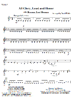 All Glory, Laud, And Honor von Melchior Teschner (Download) 