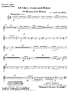 All Glory, Laud, And Honor von Melchior Teschner (Download) 