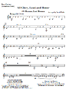 All Glory, Laud, And Honor von Melchior Teschner (Download) 