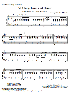 All Glory, Laud, And Honor von Melchior Teschner (Download) 