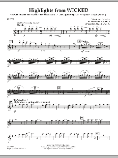 Highlights from Wicked von Stephen L. Schwartz (Download) 