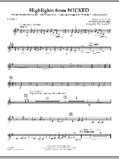 Highlights from Wicked von Stephen L. Schwartz (Download) 