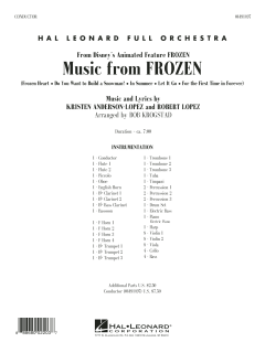 Music from Frozen von Robert Lopez (Download) 