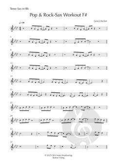 Pop- & Rock-Sax - Workout Nr. 4 von Gernot Dechert 
