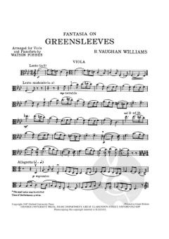 Fantasia On Greensleeves From The Opera Sir John in Love von Ralph Vaughan Williams 