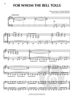 Metallica for Piano Solo 