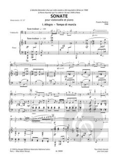 Sonate von Francis Poulenc 