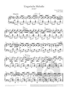 Ungarische Melodie D 817  von Franz Schubert 