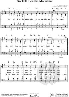 Go Tell It on the Mountain von Jeff Guillen (Download) 