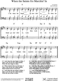 When the Saints Go Marchin' In von Jeff Guillen (Download) 