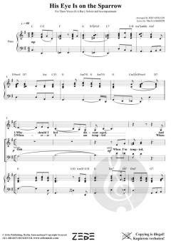 His Eye Is On the Sparrow von Jeff Guillen (Download) 