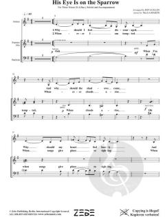 His Eye Is On the Sparrow von Jeff Guillen (Download) 