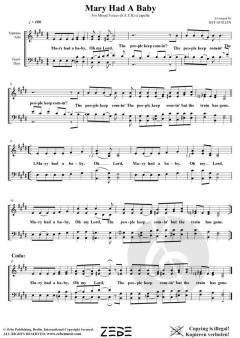 Mary Had a Baby von Jeff Guillen (Download) 