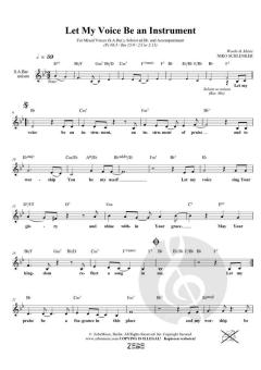 Let My Voice Be an Instrument  von Niko Schlenker (Download) 