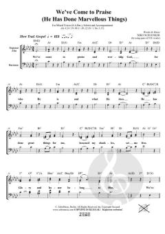We've Come to Praise - He Has Done Marvellous Things von Niko Schlenker (Download) 