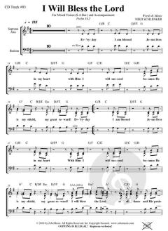 I Will Bless the Lord von Niko Schlenker (Download) 