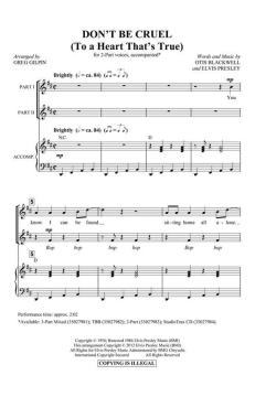 Don't Be Cruel von Elvis Presley (Download) 