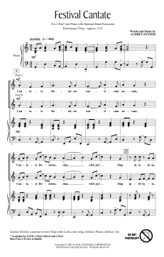 Festival Cantate von Audrey Snyder (Download) 