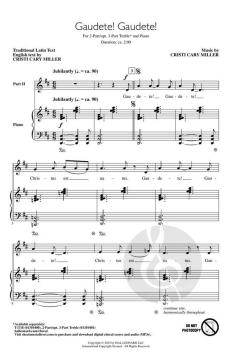 Gaudete! Gaudete! von Cristi Cary Miller (Download) 
