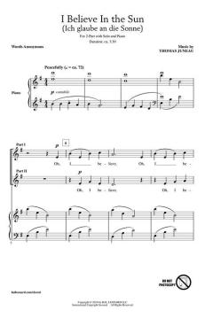 I Believe In the Sun von Thomas Juneau (Download) 