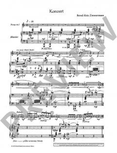 Konzert für Trompete und Orchester von Bernd Alois Zimmermann im Alle Noten Shop kaufen