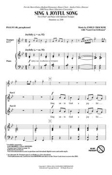 Sing A Joyful Song von Emily Crocker 