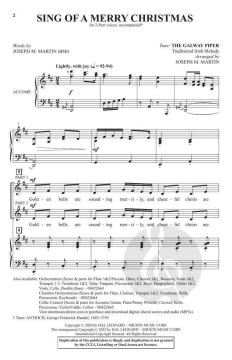 Sing of a Merry Christmas (Download) 