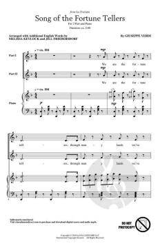 Song Of The Fortune Tellers von Giuseppe Verdi 