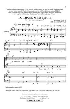 To Those Who Serve (Jill Gallina) 