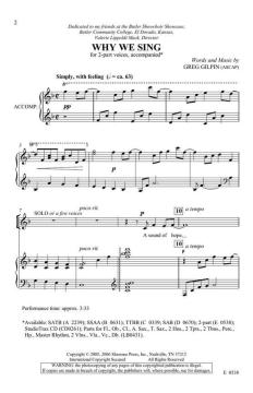 Why We Sing von Greg Gilpin 
