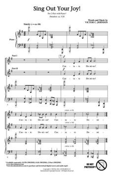 Sing Out Your Joy von Victor C. Johnson 
