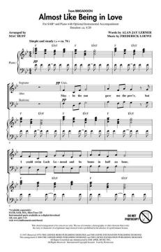 Almost Like Being In Love von Frederick Loewe (Download) 