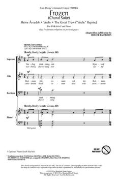 Frozen (Choral Suite) (Frode Fjellheim) 