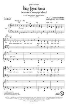 Happy Joyous Hanuka von Woody Guthrie (Download) 