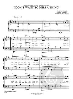 I Don't Want To Miss A Thing von Aerosmith 