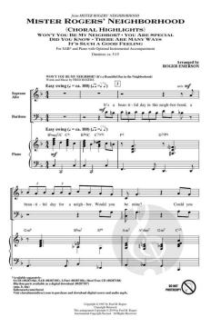 Mister Rogers' Neighborhood (Choral Highlights) von Fred Rogers 