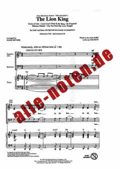 The Lion King (Medley) von Elton John (Download) 