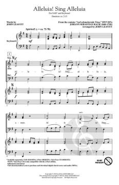 Alleluia! Sing Alleluia von Johann Sebastian Bach (Download) 