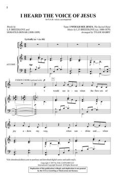 I Heard the Voice of Jesus (Download) 